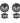 (4pcs/set) 7'' Projector light + 4'' Fog Lights Kits for Harley