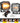 (2pcs/set) 3 INCH 96W 9600LM LED PODS 6 MODES WHITE AMBER FLASHING LED DRIVING LIGHTS